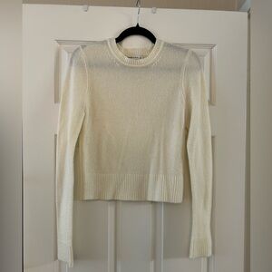 Abercrombie long sleeve cream sweater